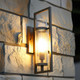 Modern Outdoor Wall Light Bronze E27 60W IP44 Modern Outdoor Wall Light Bronze E27 60W IP44